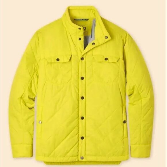 STIO Men’s Skycrest Insulated Snap Shirt Size M Color Lightning Bug. - Picture 5 of 17